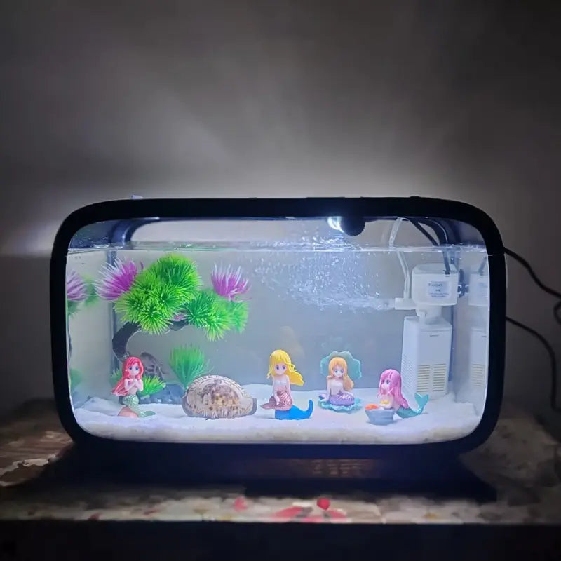 Bluepet TP-40TV Retro TV Style Aquarium with LED & Filter – Stylish Fish Tank for Betta & Small Fish