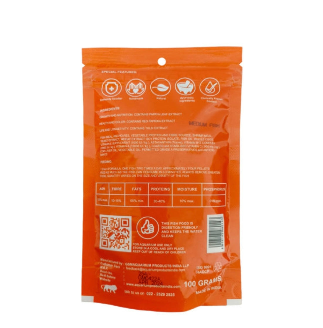 Life Aayuh Gold Fish MEDIUM 100 Gm