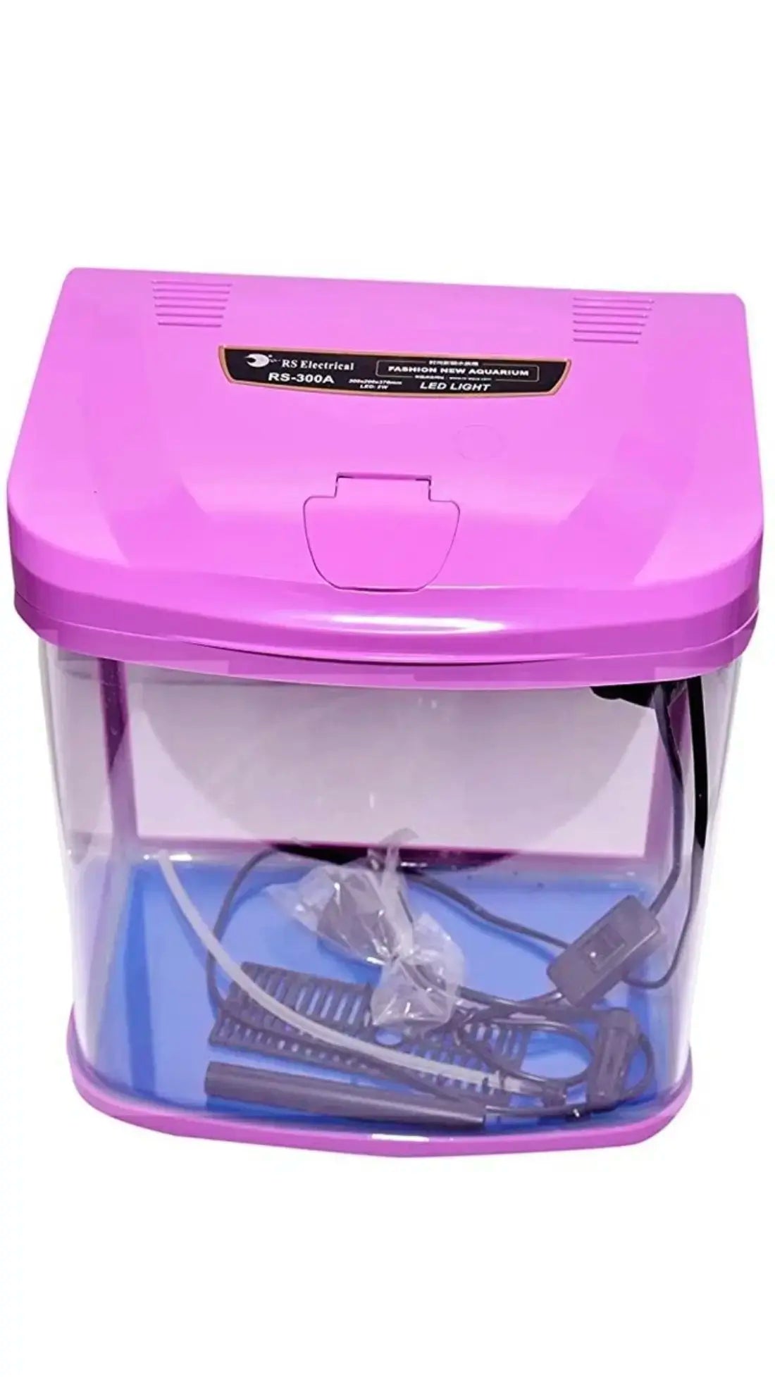 RS Electrical RS-300A Stylish Aquarium with LED Light & Filter  (30 x 20 x 37 Cm)