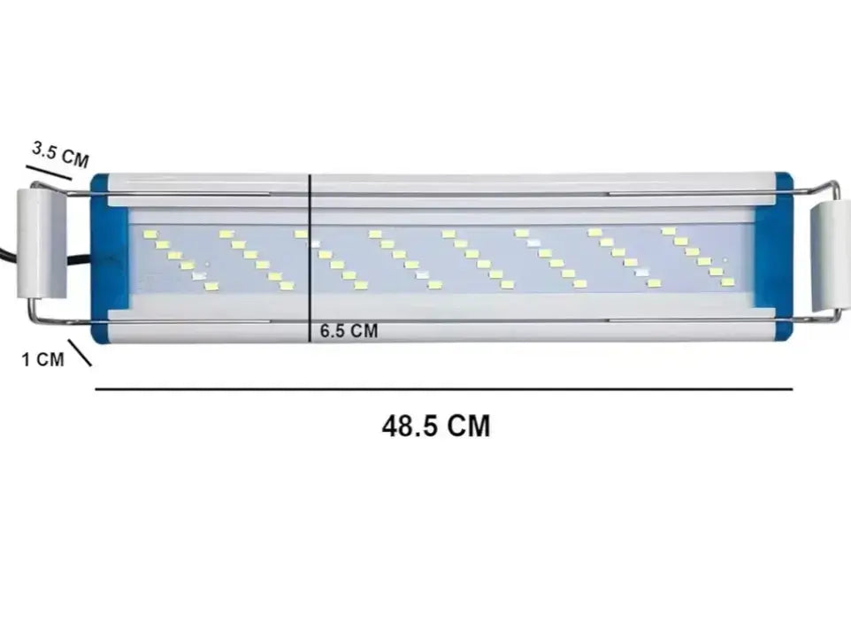 Bluepet BR 50 Aquarium Light white blue 14W Extendable brackets