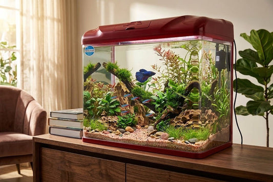 RS Electrical RS-600B Glass Aquarium – 70 Litres with Built-in Light and Filter