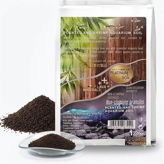 Aquatic Remedies Platinum Soil for Planted & Shrimp Aquariums 1 kg