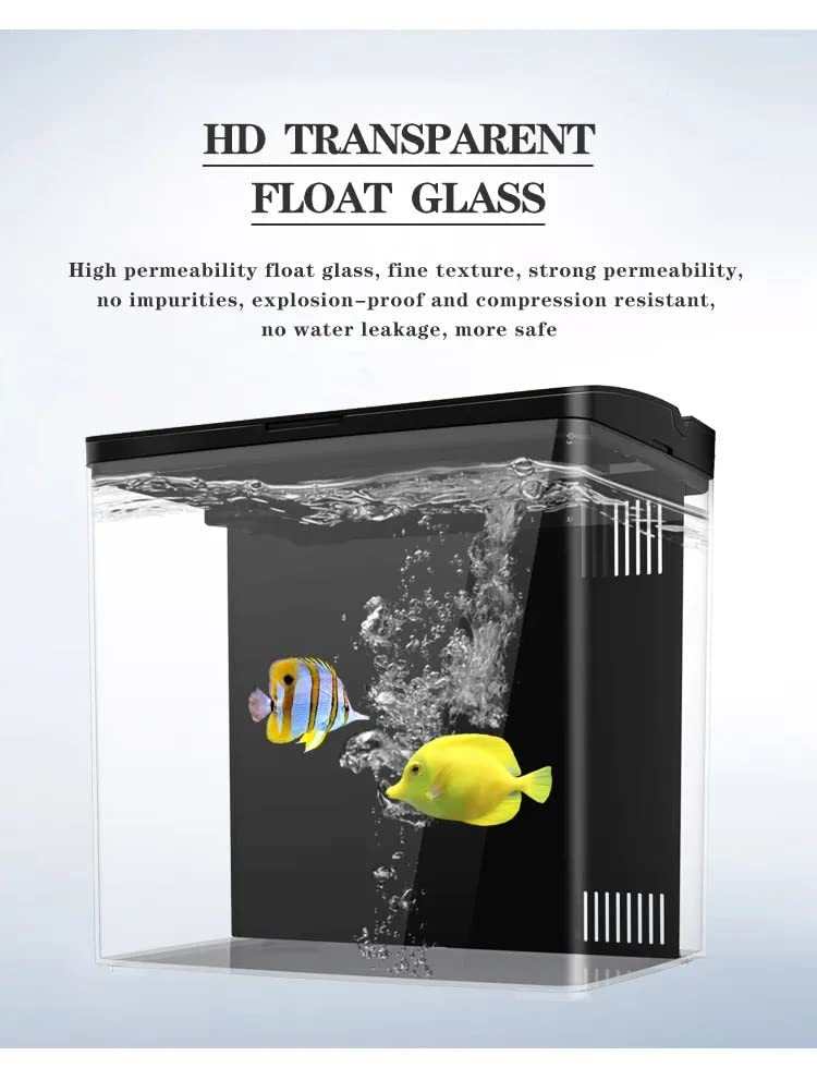 Bluepet BL-04 Back Filter Fish Tank with Built-in Filtration System