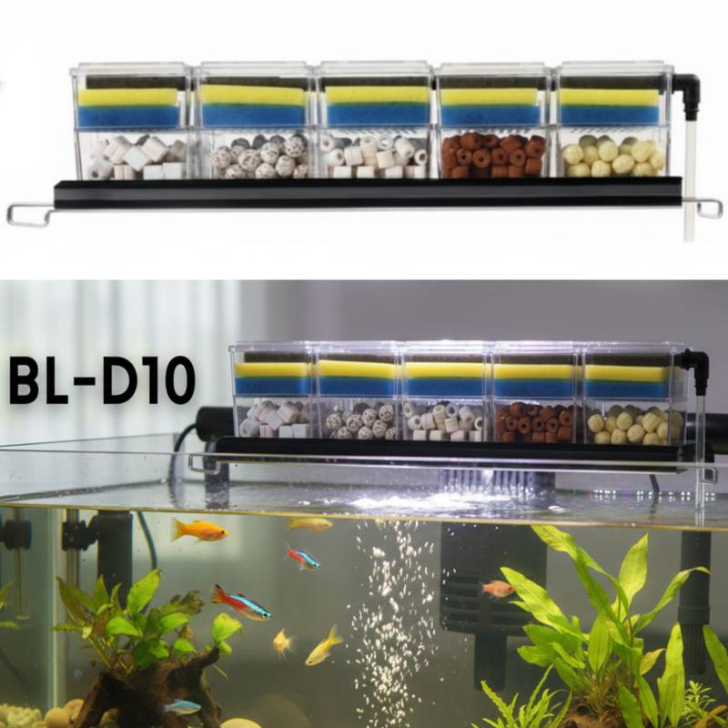 Bluepet Drip Box Multi Level Filter with bio media