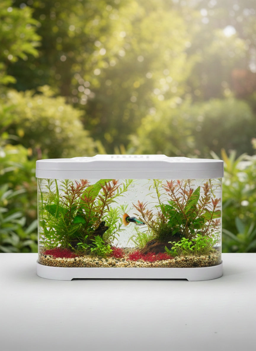 Buy Bluepet TP-360 4K Fashion Aquarium with LED Light & Filter Online 30 x 19 x 18 cm