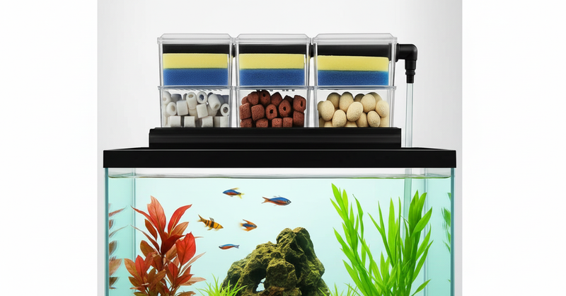 Bluepet Drip Box Multi Level Filter with bio media