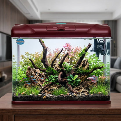 RS Electrical RS-600B Glass Aquarium – 70 Litres with Built-in Light and Filter
