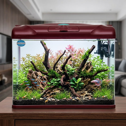 RS Electrical RS-600B Glass Aquarium – 70 Litres with Built-in Light and Filter