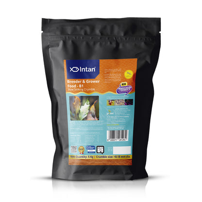 Intan Breeder & Grower Food packaging on a white background