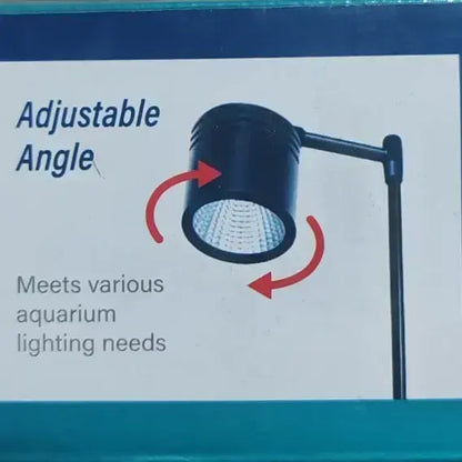 Roxin RX-D300 6W LED Aquarium Clamp Lamp – Adjustable Clip-On Light for Planted & Nano Aquariums