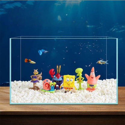 🧽 SpongeBob SquarePants Mini Figurines Set – Cartoon Character Toy Set (6 pcs)